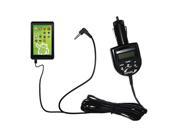 FM Transmitter & Car Charger compatible with the Zeki Android Tablet TBD1083B TBD1093B