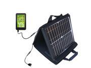 SunVolt Solar Charger compatible with the Zeki Android Tablet TBD753B TBD763B TBD773B and one other device - charge from sun at