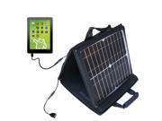 SunVolt Solar Charger compatible with the Zeki Android Tablet TBDB863B and one other device - charge from sun at wall outlet-lik