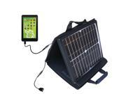 SunVolt Solar Charger compatible with the Zeki Android Tablet TBD1083B TBD1093B and one other device - charge from sun at wall o