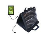 SunVolt Solar Charger compatible with the Zeki Android Tablet TBQ1063B and one other device - charge from sun at wall outlet-lik