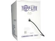 Tripp Lite 1000ft Cat5 Cat5e Bulk Cable Solid CMP Plenum PVC Black 1000 Category 5e for Network Device Patch Panel Switch Router 128 MB s 1000 ft