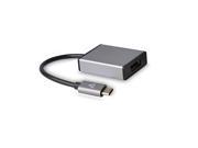 V7 USB C to DP Adapter Grey Aluminum