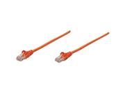 Intellinet Network Cable Cat5e UTP Category 5e for Network Device 50 ft 1 x RJ 45 Male Network 1 x RJ 45 Male Network Gold plated Contacts Orange