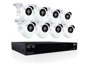 Night Owl 8 Channel 1080p HD Video Security DVR with 2TB HDD and 8 x 1080p Wired Infrared Cameras