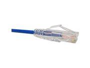 Unirise CS6 20F BLU 20FT CAT6 BLUE CLEARFIT SLIM SNAGLESS 28AWG PATCH CABLE