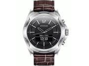 Titan Stainless Steel with Brown Strap - Mens Smartwatch