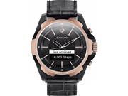 Titan Titanium Smartwatch W2H98AA - Rose Gold with Black Leather Band