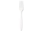 Guildware Heavyweight Plastic Forks White 10 Boxes of 100