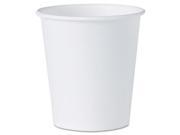 SOLO CUP COMPANY 44 White Paper Water Cups 3oz 100 Pack