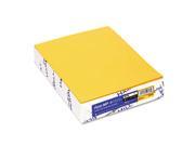 Fore MP Recycled Colored Paper 20lb 8 1 2 x 11 Goldenrod 500 Ream