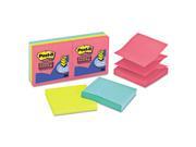 3M R3306SSUC Super Sticky Pop Up Refill 3 x 3 3 Ultra Colors 6 90 Sheet Pads Pack