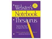 Notebook Thesaurus Three Hole Punched Paperback 80 Pages