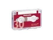 Philips LFH000560 Speech Dictation Minicassette With File Clip 1 x 30 Minute â€“ 1 Each