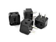 Type H - Orei Grounded 2 In 1 Plug Adapter (4 Pack)- Israel, Palestine