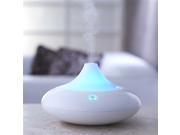 ZAQ Dew Essential Oil Diffuser LiteMist Ultrasonic Aromatherapy With Ionizer and Color Changing Light 80 ML Capacity White