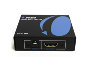 Orei HD 102 1x2 1 Port HDMI Powered Splitter Ver 1.3 Certified for Full HD 1080P 3D Support One Input To Two Outputs
