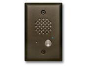 Viking E40BN Oil Rubbed Bronze Entry Phone with Automatic Disconnect and Blue LED Flush Mounts in Single Gang Box
