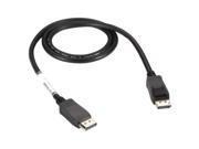 Black Box DisplayPort Cable Male Male 32 AWG 6 ft. 1.8 m