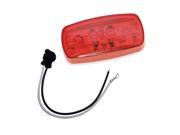 Wesbar LED Clearance Side Marker Light Red 58 w Pigtail 401586KIT