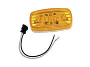 Wesbar LED Clearance Side Marker Light Amber 58 w Pigtail 401585KIT