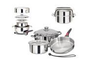 MAGMA A10 362 Magma Nestable 7 Piece S.S Starter Cookware Set