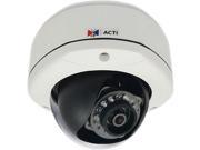 ACTI E72 3MP Outdoor Dome with D N IR Basic WDR Fixed lens