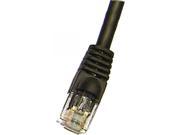 Comprehensive Cable and Connectivity CAT5 350 14BLK 14FT CAT5E BLACK SNAGLESS PATCH CABLE 350MHZ W LIFETIME WARR