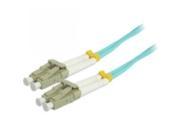 Comprehensive Cable and Connectivity LC LC OM3 2M 2M 10Gb LC LC Duplex 50 125 Multimode Fiber Patch Cable Aqua