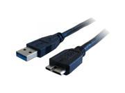 Comprehensive Cable and Connectivity USB3 A MCB 3ST USB 3.0 A Male to Micro B Male Cable 3ft