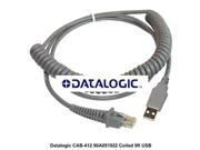 DATALOGIC 90A051922 CAB 412 SH3314 USB TYPE A OPT PWR COILED 9