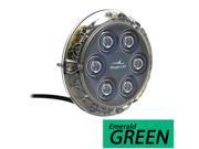 BLUEFIN LED P6N SM G118 Bluefin LED Piranha P6 Nitro SM Underwater Light 24V Emerald Green