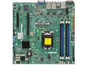 SUPERMICRO X10SLM LN4F B Supermicro X10SLM LN4F B LGA1150 Intel C224 PCH DDR3 SATA3 and USB3.0 V and 4GbE MicroATX Server Motherboard