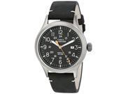 TIMEX TW4B019009J Timex Expedition Metal Scout Black Leather Black Dial