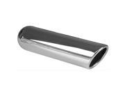 AP EXHAUST PRODUCTS APEXRAC31218 TIP ROLLED ANGLE CUT CHROME