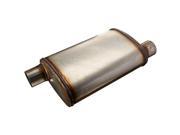 AP EXHAUST PRODUCTS APEXS1236 MUFFLER XLERATOR STAINLESS STEEL OVAL O O 20IN OAL 2.50IN
