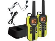 UNIDEN GMR4060 2CKHS Uniden 40 Mile FRS GMRS Two Way Radio w Li Ion Charger and Headsets 2 Pack
