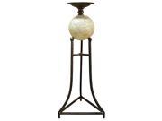 DESIGN TOSCANO RNZ3289 ELEVATED SPHERE 20IN CANDLESTICK