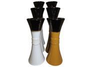 BENZARA ETD EN111293 Endearing 3pc Ceramic Candle Holder 2 Assorted