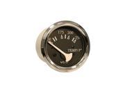 VDO 310 11273 Allentare Black 250F Water Temperature Gauge Use w Marine 450 29 Ohm Sender 12V Chrome Bezel