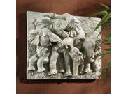 DESIGN TOSCANO EU9326 FAMILY ELEPHANT PLAQUE