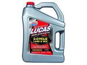 LUCAS OIL L4410557 LAND and SEA 2 CYCLE OIL 4X