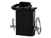 BUYERS PRODUCTS BUYB38SP D RING STAKE POCKET BLACK POWDER COAT