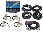 Wolo WOL8104XL 1CCCC LIGHTNING XL 1 STROBE KIT 4 OUTLET SUPPLY FOR EXTENDED LENGTH VEHICLES 80WATT 4 CLEAR