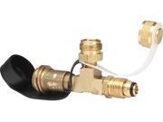 ENERCO TECHNICAL PRODUCTS ENCF173751 BRASS PROPANE ADAPTER TEE CLAMSHELL