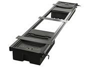 LIPPERT LIP175180 UNDERCHASSIS STORAGE CONTAINER DOUBLE NO SPARE TIRE CARRIER 96INL X 19.125INW