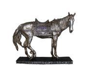 Benzara Etd-en13173 Divine Horse With Stand- Polyresin