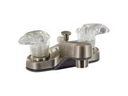 PHOENIX FAUCETS PHFPF222441 BATHROOM DIVERTER FAUCET 4IN 2 LEVER 1 4 TURN PLASTIC BRUSHED NICKEL