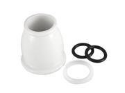 DURA FAUCET D6UDFRK500WT BELL SPOUT NUT AND RINGS