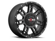 ULTRA WHEEL U128088904SB2 808 18X 95X5.0 BLK 5.47